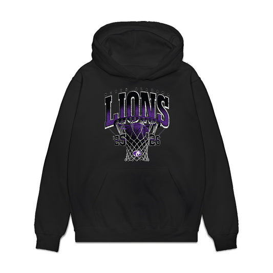 North Alabama - NCAA Men's Basketball : Jarron Talley - Vintage Basketball Premium Hooded Sweatshirt-0