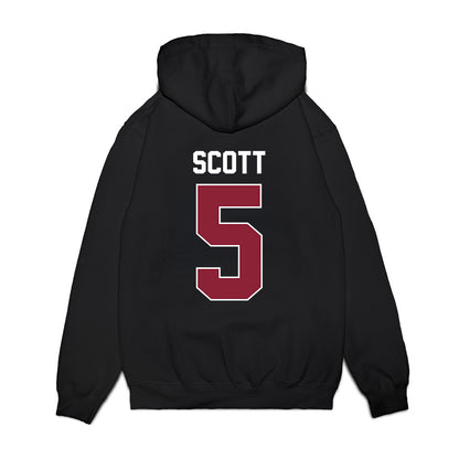 UMass - NCAA Women's Basketball : Kiki Scott - Vintage Basketball Shersey Premium Hooded Sweatshirt-1