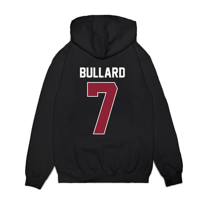 UMass - NCAA Women's Basketball : Leah Bullard - Vintage Basketball Shersey Premium Hooded Sweatshirt-1