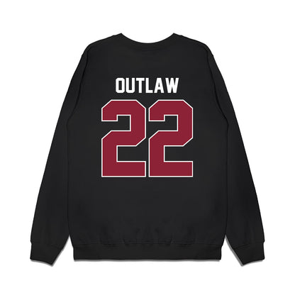 UMass - NCAA Men's Basketball : Charles Outlaw - Vintage Basketball Shersey Premium Crewneck Sweatshirt-1
