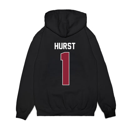 UMass - NCAA Women's Basketball : Reagan Hurst - Vintage Basketball Shersey Premium Hooded Sweatshirt-1