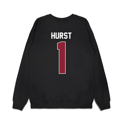 UMass - NCAA Women's Basketball : Reagan Hurst - Vintage Basketball Shersey Premium Crewneck Sweatshirt-1