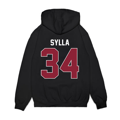 UMass - NCAA Men's Basketball : Cheick Sylla - Vintage Basketball Shersey Premium Hooded Sweatshirt-1