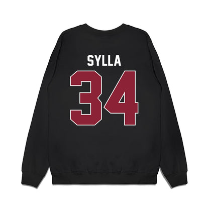 UMass - NCAA Men's Basketball : Cheick Sylla - Vintage Basketball Shersey Premium Crewneck Sweatshirt-1