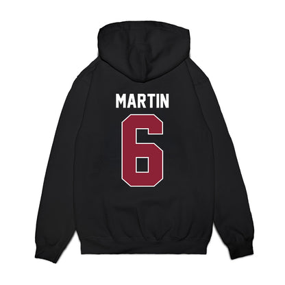 UMass - NCAA Men's Basketball : Christian Martin - Vintage Basketball Shersey Premium Hooded Sweatshirt-1