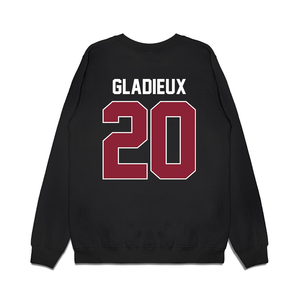 UMass - NCAA Women's Basketball : Tessa Gladieux - Vintage Basketball Shersey Premium Crewneck Sweatshirt-1