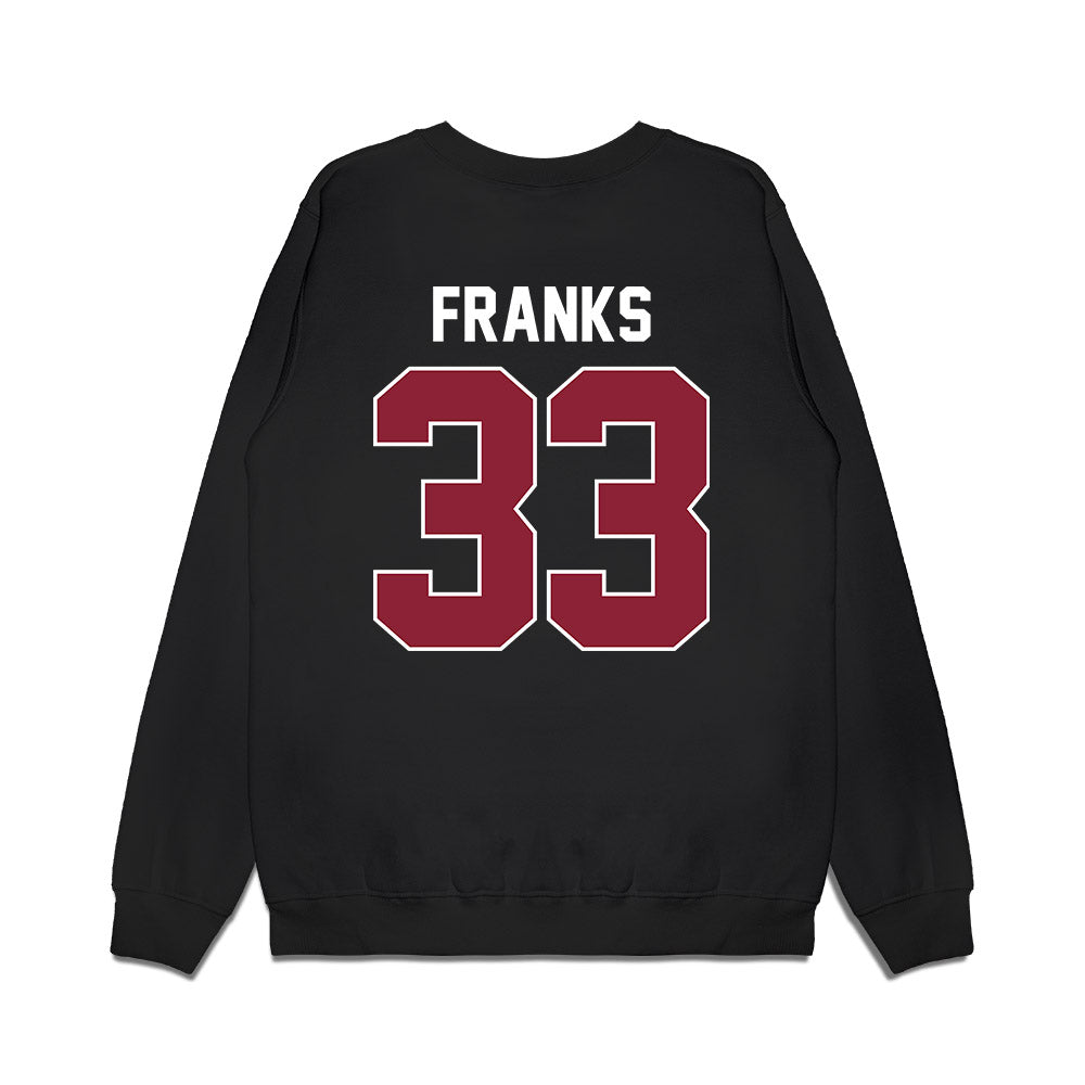 UMass - NCAA Women's Basketball : Ayanna Franks - Vintage Basketball Shersey Premium Crewneck Sweatshirt-1