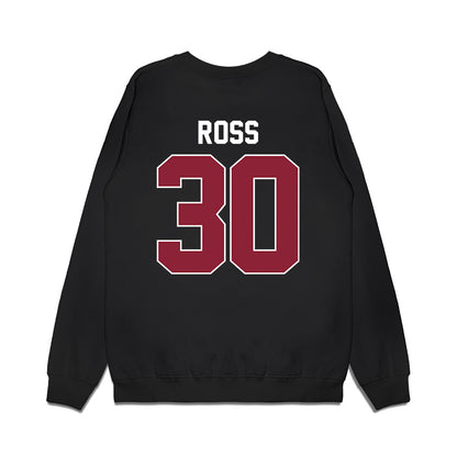 UMass - NCAA Women's Basketball : Jessica Ross - Vintage Basketball Shersey Premium Crewneck Sweatshirt-1
