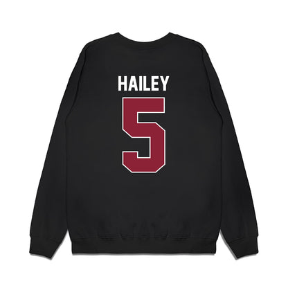 UMass - NCAA Men's Basketball : Cam Hailey - Vintage Basketball Shersey Premium Crewneck Sweatshirt-1