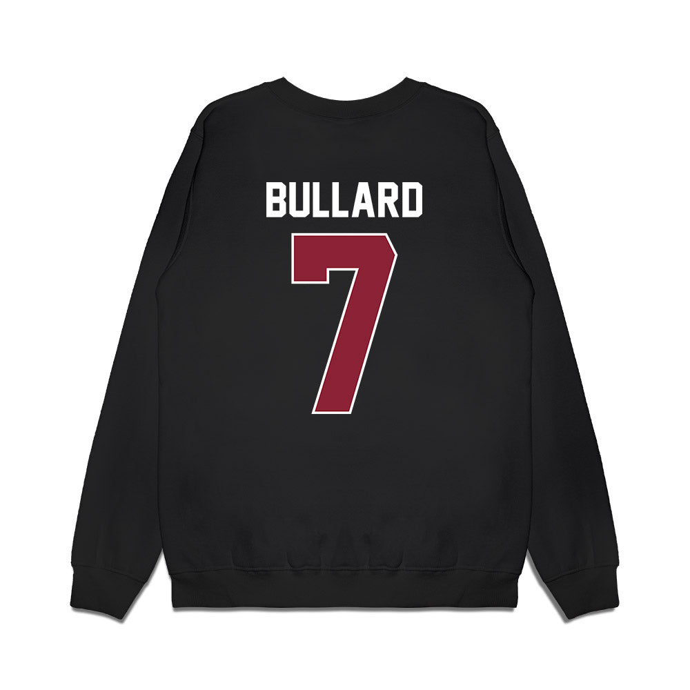 UMass - NCAA Women's Basketball : Leah Bullard - Vintage Basketball Shersey Premium Crewneck Sweatshirt-1