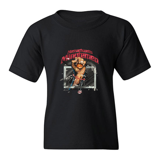 UMass - NCAA Men's Basketball : Heimir Helgason - Vintage Basketball Shersey Youth T-Shirt-0