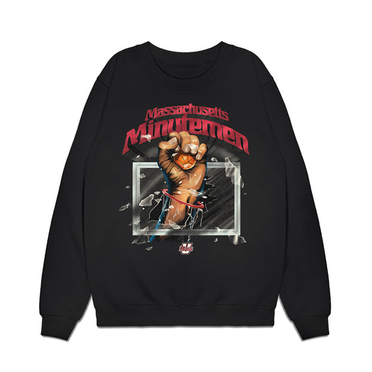 UMass - NCAA Women's Basketball : Tessa Gladieux - Vintage Basketball Shersey Premium Crewneck Sweatshirt-0