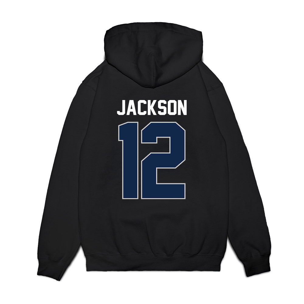 Butler - NCAA Women's Basketball : Saniya Jackson - Vintage Basketball Premium Hooded Sweatshirt-1