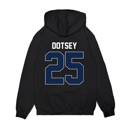 Butler - NCAA Women's Basketball : Caroline Dotsey - Vintage Basketball Premium Hooded Sweatshirt-1
