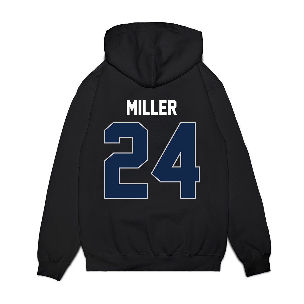 Butler - NCAA Women's Basketball : Mallory Miller - Vintage Basketball Premium Hooded Sweatshirt-1