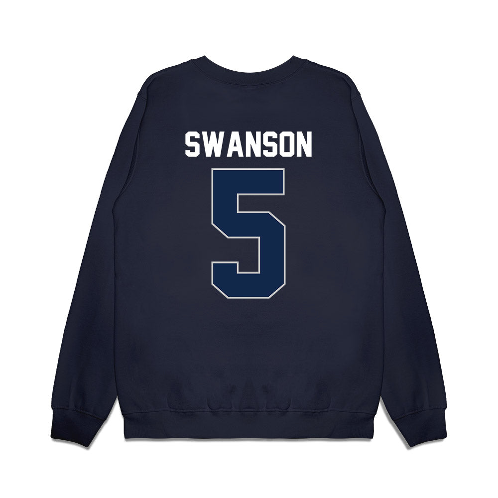 Butler - NCAA Women's Basketball : Mckenzie Swanson - Vintage Basketball Premium Crewneck Sweatshirt-1