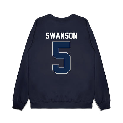 Butler - NCAA Women's Basketball : Mckenzie Swanson - Vintage Basketball Premium Crewneck Sweatshirt-1