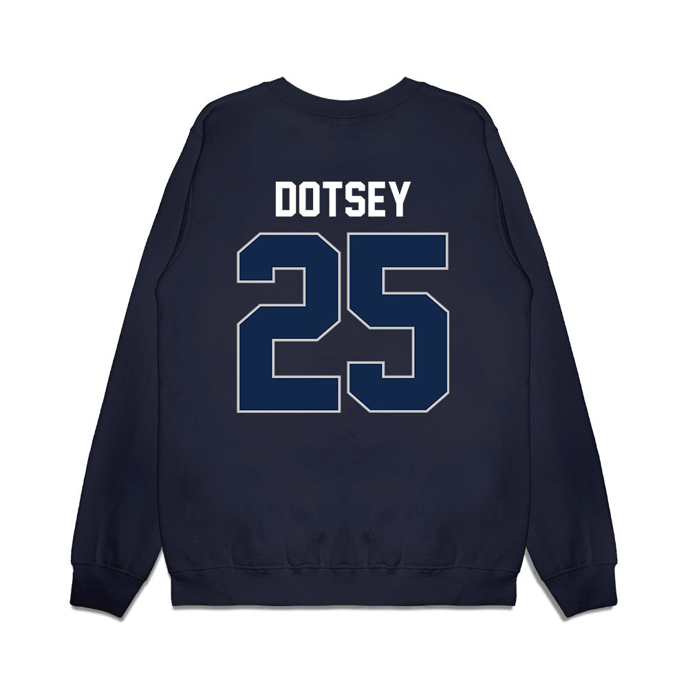 Butler - NCAA Women's Basketball : Caroline Dotsey - Vintage Basketball Premium Crewneck Sweatshirt-1