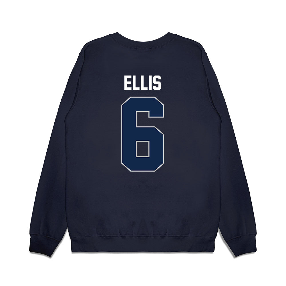 Butler - NCAA Women's Basketball : Taya Ellis - Vintage Basketball Premium Crewneck Sweatshirt-1