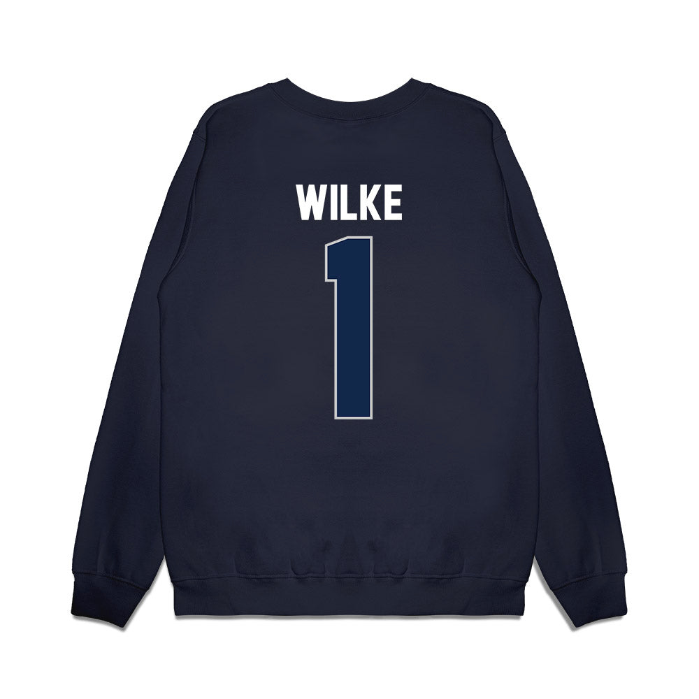 Butler - NCAA Women's Basketball : Gabby Wilke - Vintage Basketball Premium Crewneck Sweatshirt-1