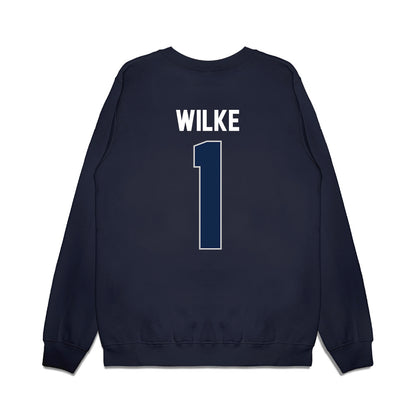 Butler - NCAA Women's Basketball : Gabby Wilke - Vintage Basketball Premium Crewneck Sweatshirt-1