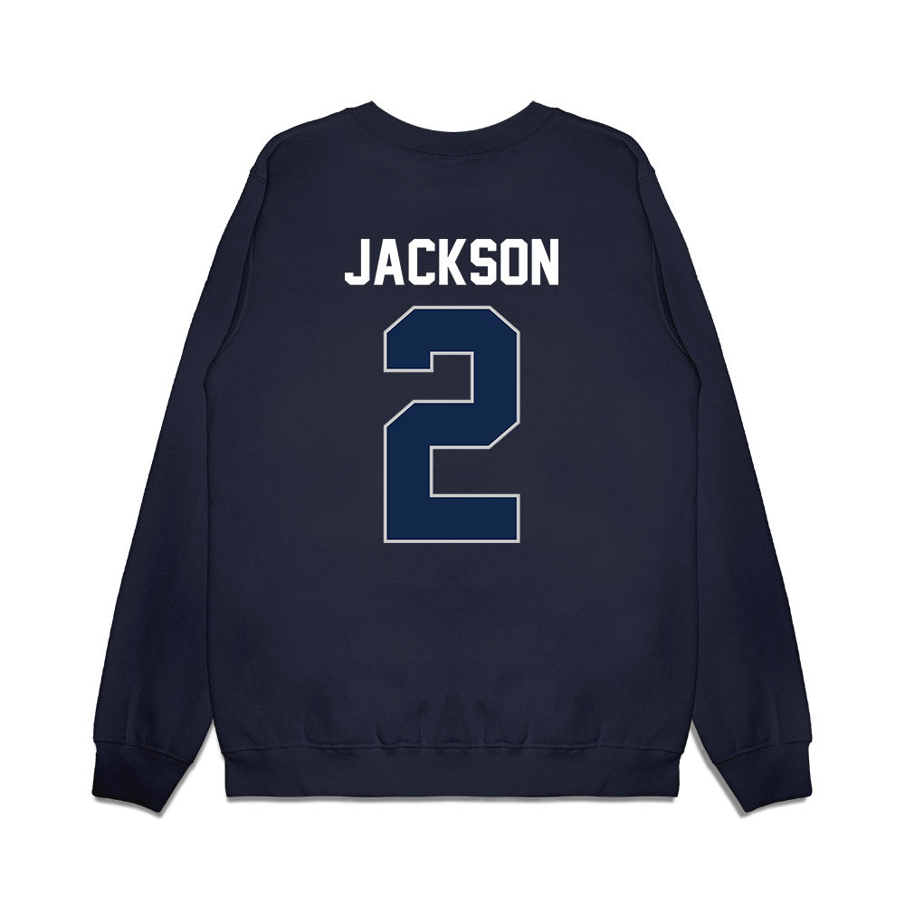 Butler - NCAA Men's Basketball : Jalen Jackson - Vintage Basketball Premium Crewneck Sweatshirt-1