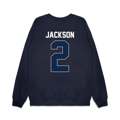 Butler - NCAA Men's Basketball : Jalen Jackson - Vintage Basketball Premium Crewneck Sweatshirt-1
