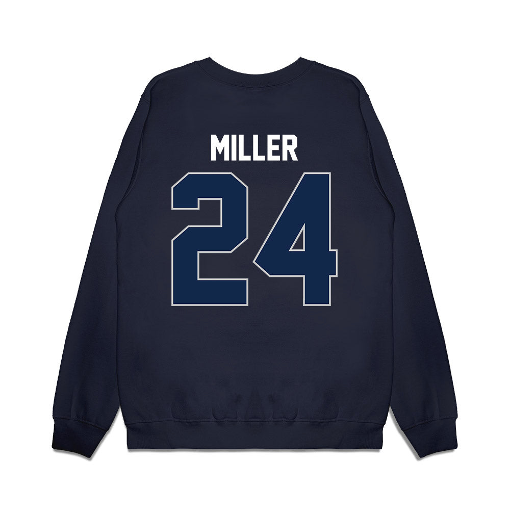 Butler - NCAA Women's Basketball : Mallory Miller - Vintage Basketball Premium Crewneck Sweatshirt-1