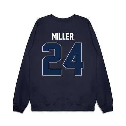 Butler - NCAA Women's Basketball : Mallory Miller - Vintage Basketball Premium Crewneck Sweatshirt-1