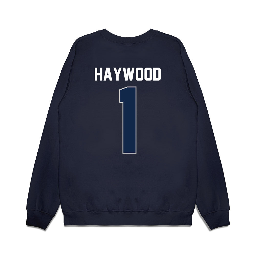 Butler - NCAA Men's Basketball : Evan Haywood - Vintage Basketball Premium Crewneck Sweatshirt-1