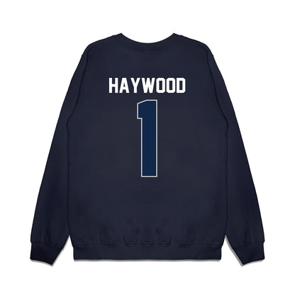 Butler - NCAA Men's Basketball : Evan Haywood - Vintage Basketball Premium Crewneck Sweatshirt-1