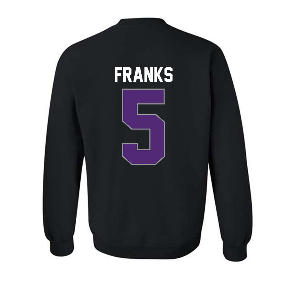 UST - NCAA Men's Basketball : Tim Franks - Vintage Shersey Crewneck Sweatshirt-1
