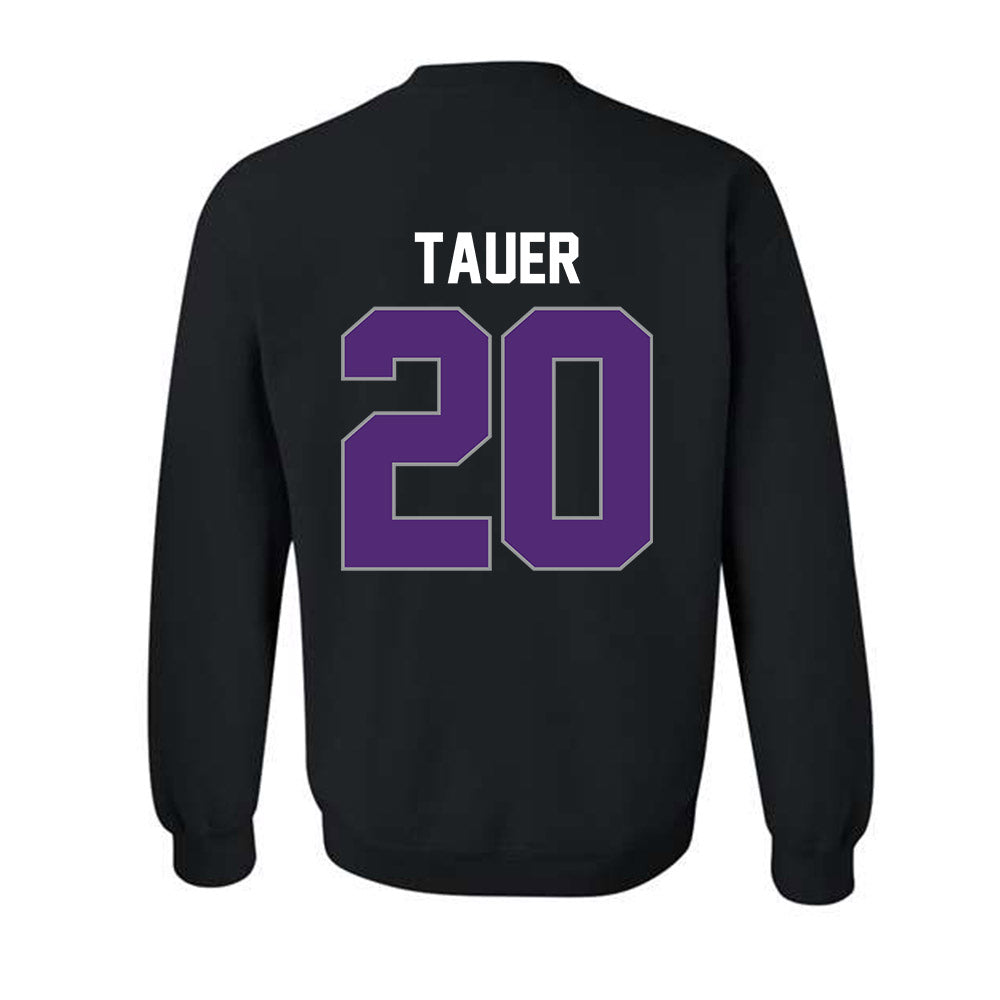 UST - NCAA Men's Basketball : Jack Tauer - Vintage Shersey Crewneck Sweatshirt-1