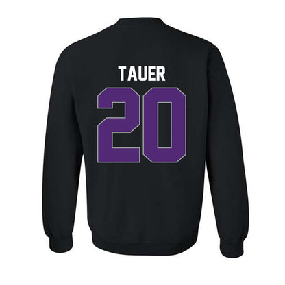 UST - NCAA Men's Basketball : Jack Tauer - Vintage Shersey Crewneck Sweatshirt-1