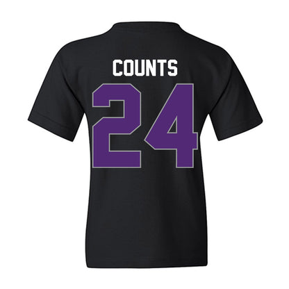 UST - NCAA Men's Basketball : Kyle Counts - Vintage Shersey Youth T-Shirt-1