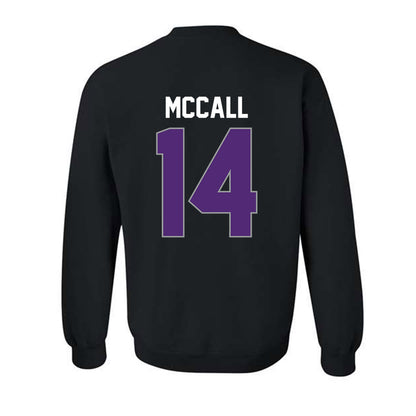 UST - NCAA Women's Basketball : Autumn McCall - Vintage Shersey Crewneck Sweatshirt-1