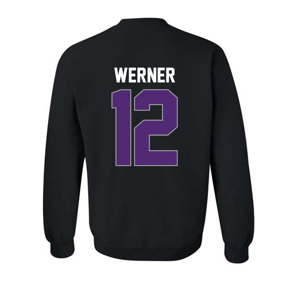 UST - NCAA Women's Basketball : Mikayla Werner - Vintage Shersey Crewneck Sweatshirt-1