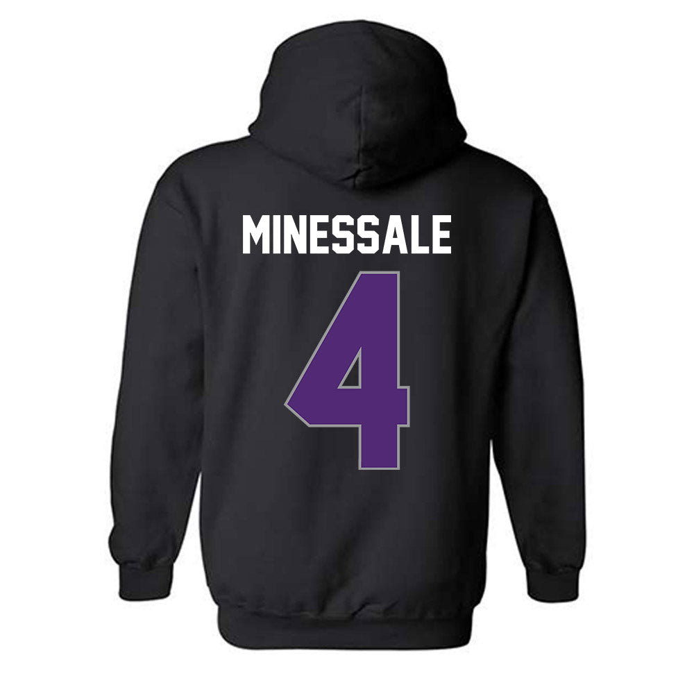 UST - NCAA Men's Basketball : Nolan Minessale - Vintage Shersey Hooded Sweatshirt-1
