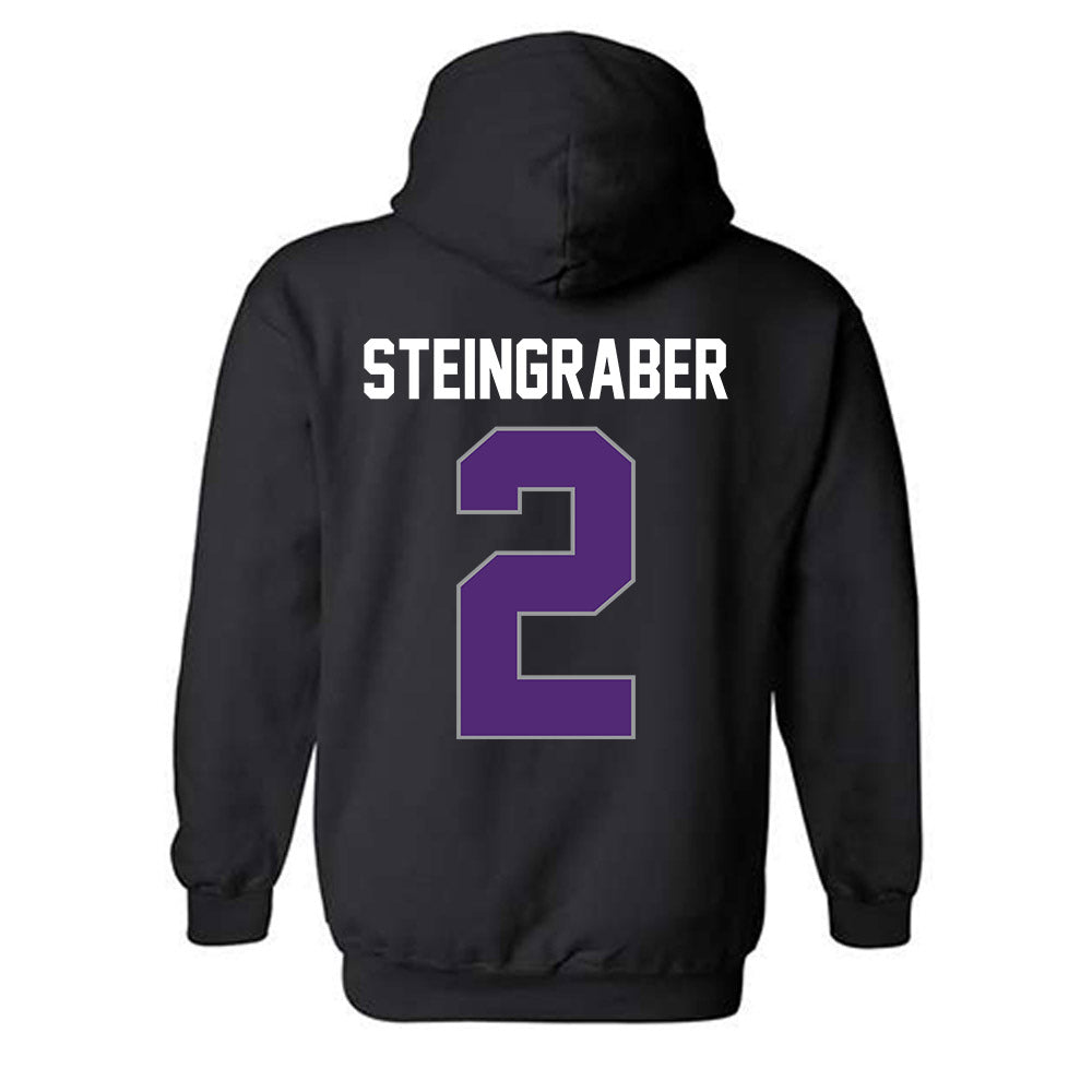 UST - NCAA Women's Basketball : Lizzie Steingraber - Vintage Shersey Hooded Sweatshirt-1