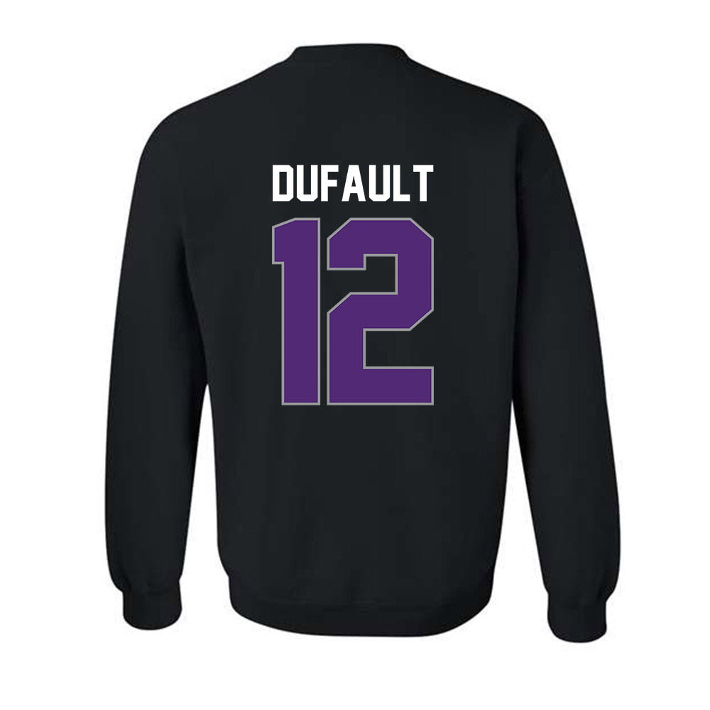 UST - NCAA Men's Basketball : Ryan Dufault - Vintage Shersey Crewneck Sweatshirt-1