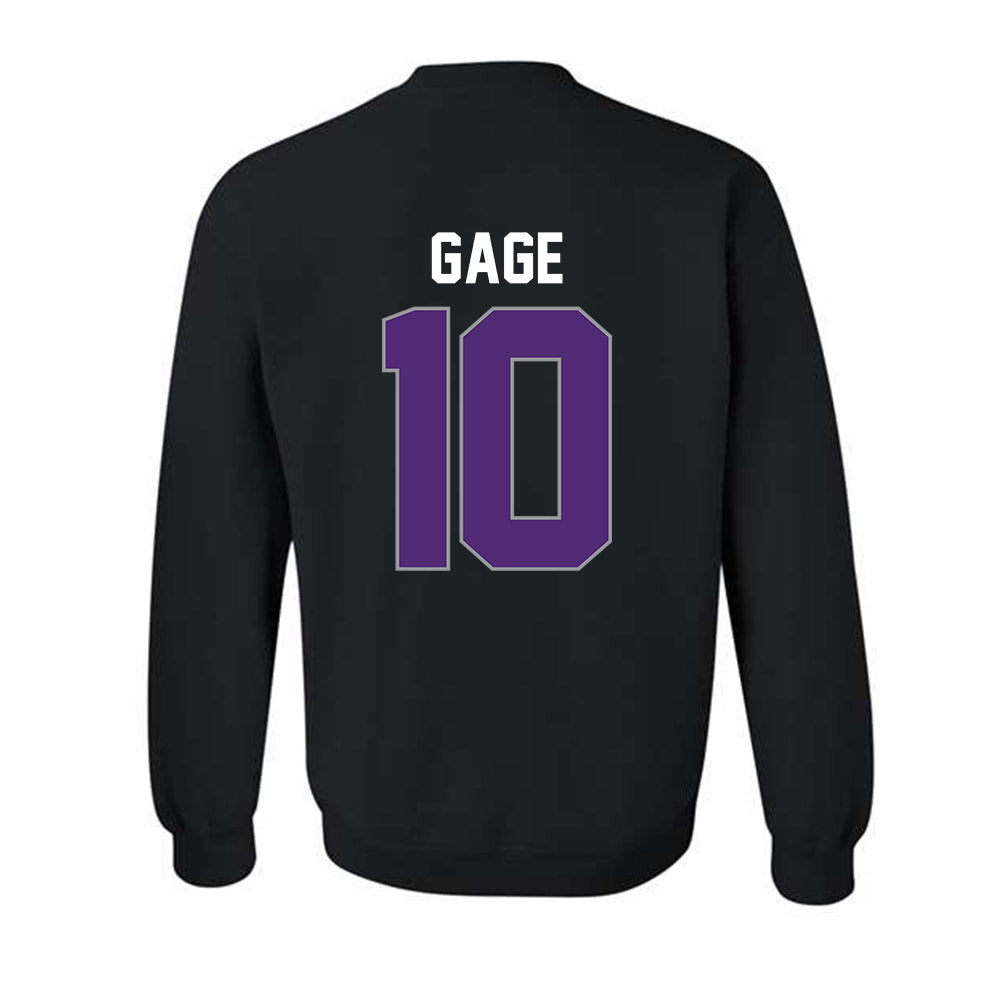 UST - NCAA Women's Basketball : Savannah Gage - Vintage Shersey Crewneck Sweatshirt-1