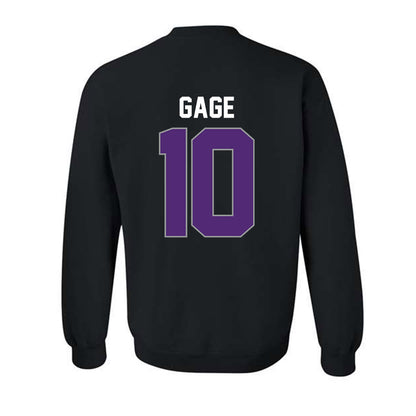 UST - NCAA Women's Basketball : Savannah Gage - Vintage Shersey Crewneck Sweatshirt-1