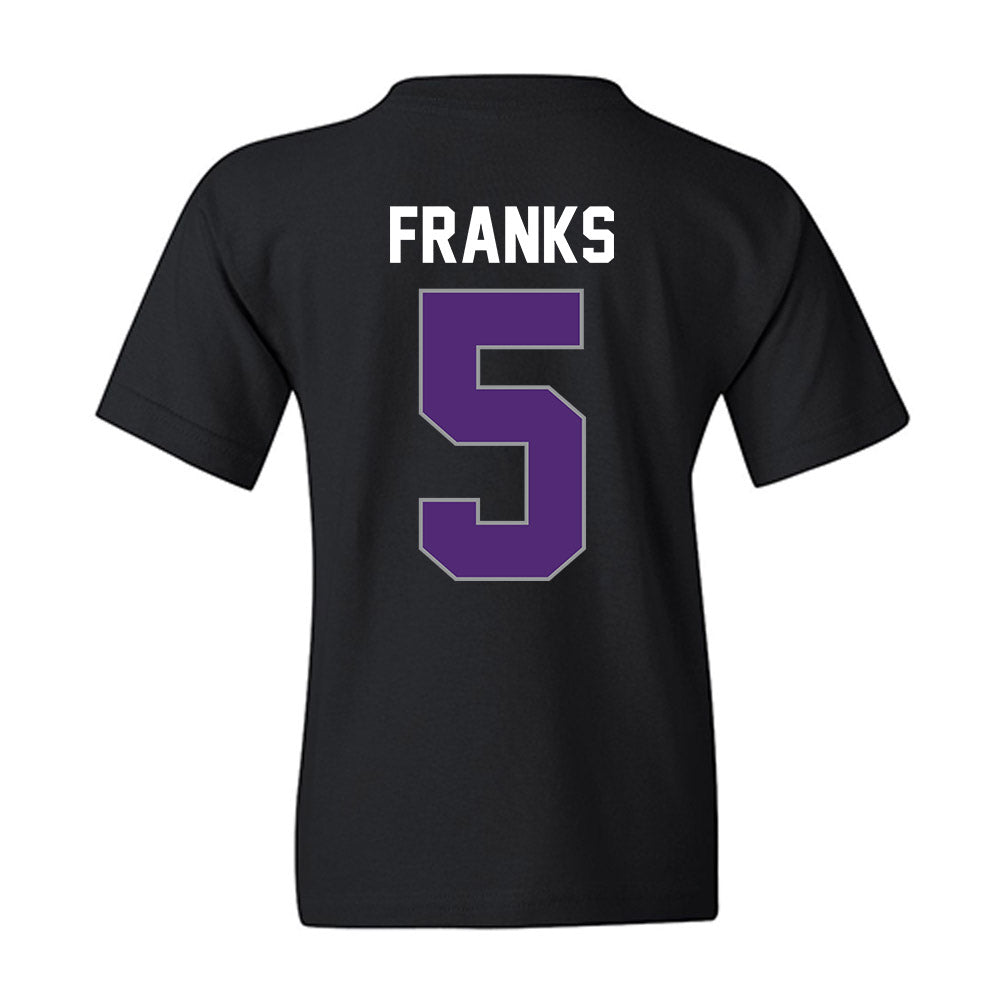 UST - NCAA Men's Basketball : Tim Franks - Vintage Shersey Youth T-Shirt-1