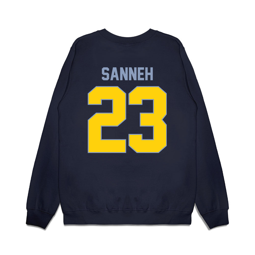 AU - NCAA Women's Basketball : Isabella Sanneh - Vintage Basketball Premium Crewneck Sweatshirt-1