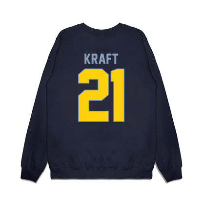 AU - NCAA Men's Basketball : Conner Kraft - Vintage Basketball Premium Crewneck Sweatshirt-1