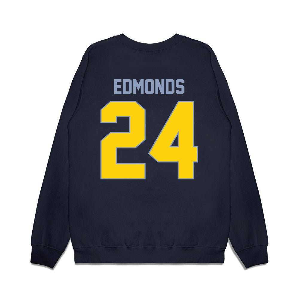 AU - NCAA Women's Basketball : Kristin Edmonds - Vintage Basketball Premium Crewneck Sweatshirt-1