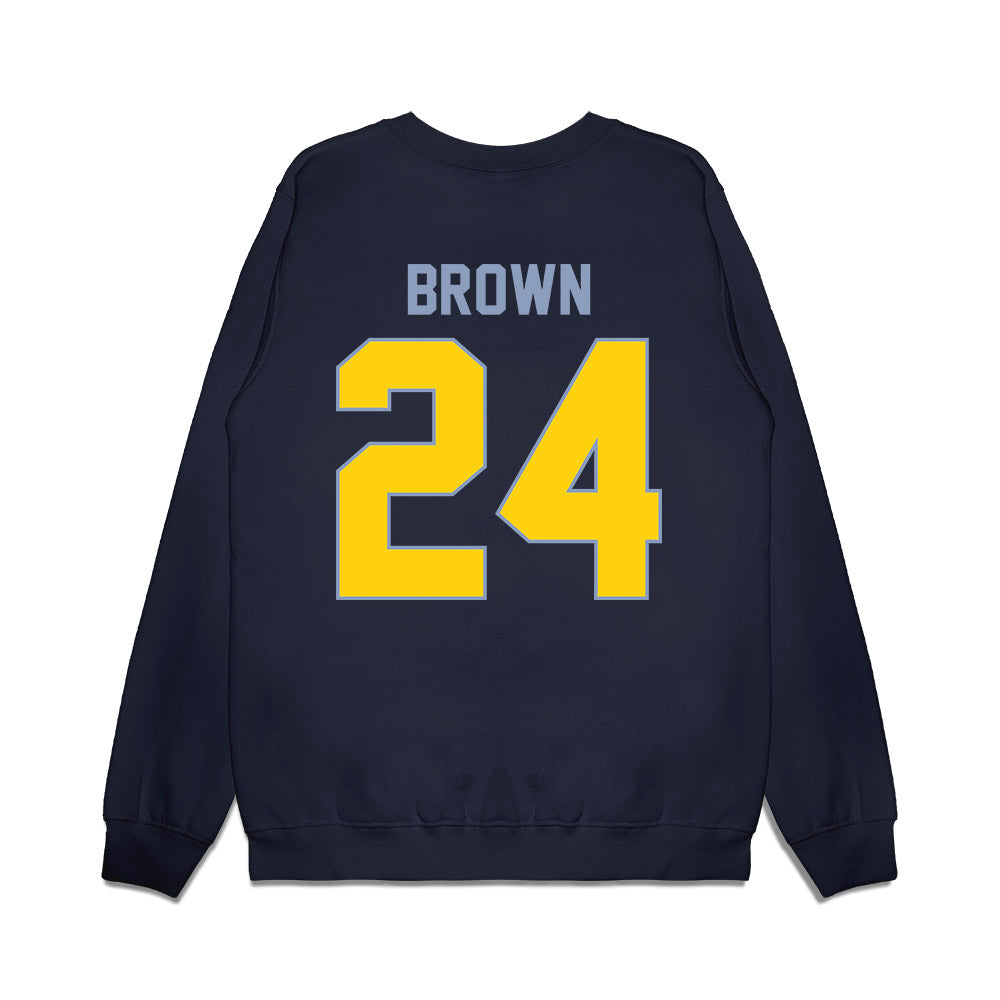 AU - NCAA Men's Basketball : Hayden Brown - Vintage Basketball Premium Crewneck Sweatshirt-1