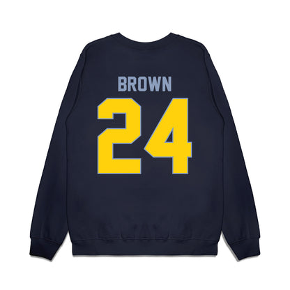 AU - NCAA Men's Basketball : Hayden Brown - Vintage Basketball Premium Crewneck Sweatshirt-1