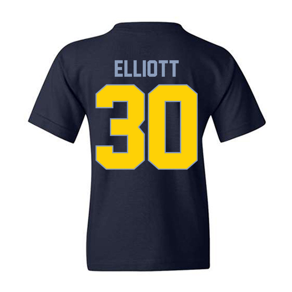 AU - NCAA Women's Basketball : Maliyah Elliott - Vintage Basketball Youth T-Shirt-1