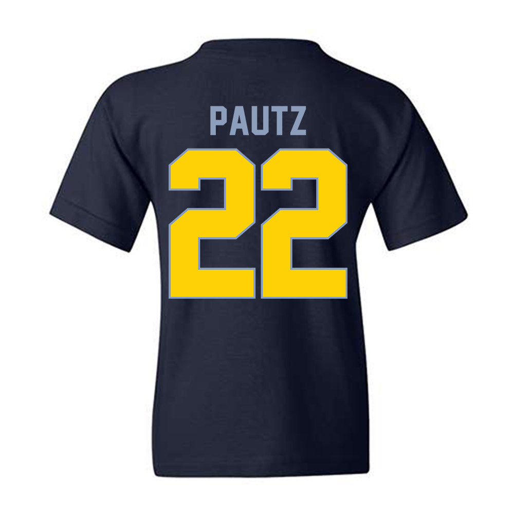 AU - NCAA Women's Basketball : Ava Pautz - Vintage Basketball Youth T-Shirt-1